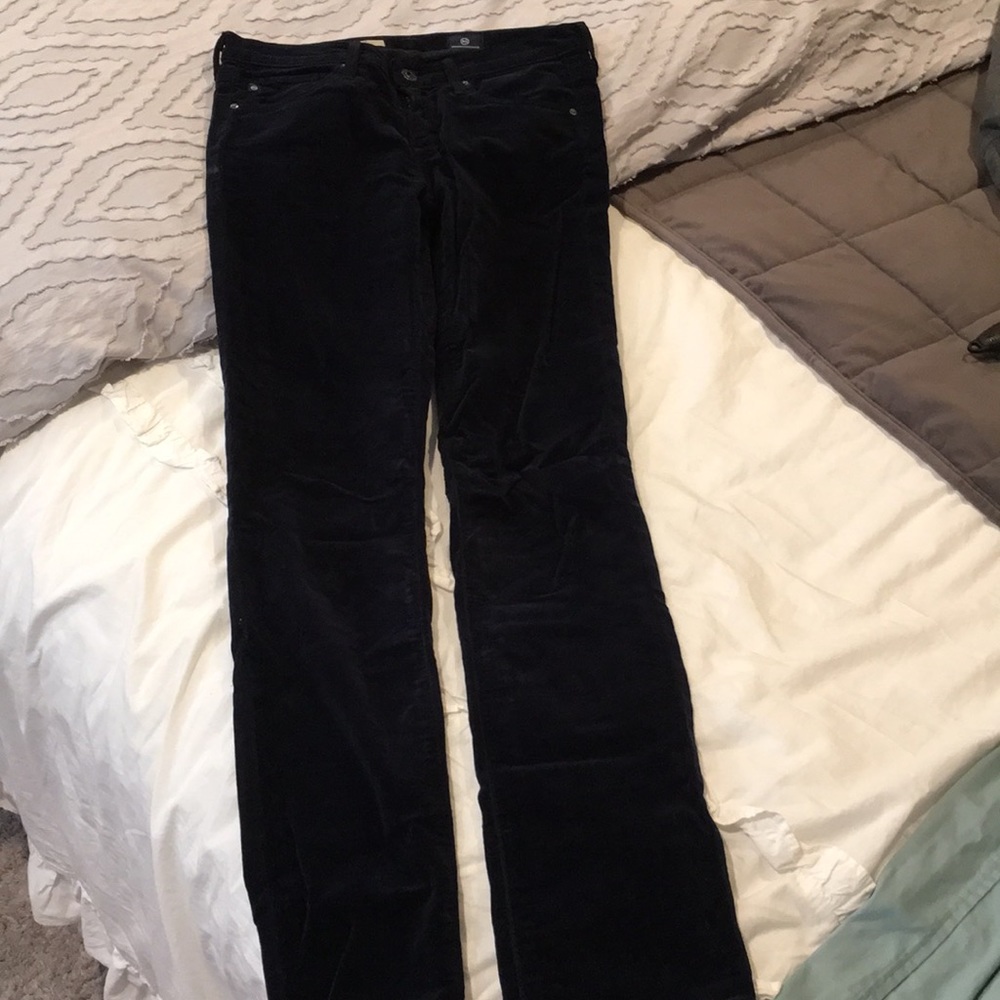 Navy blue AG corduroy pants
